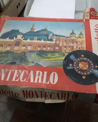 Gioco da tavolo roulette montecarlo