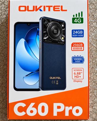 OUKITEL C60 Pro Blu 256GB 8GB RAM 4G Android