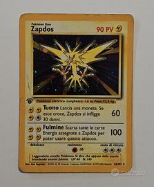  Pokémon Zapdos 1st Edition Holo Base Set 1999 