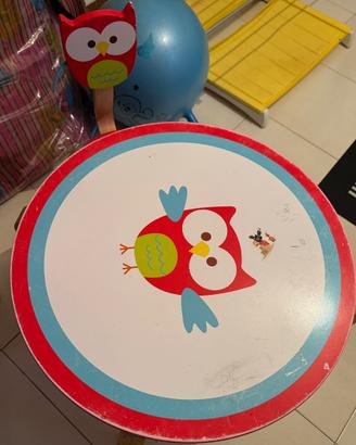 Tavolo e sedia legno Marca DAM