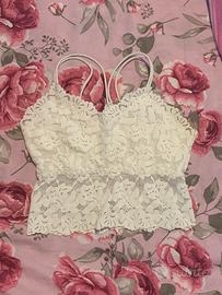 Bralette bianca