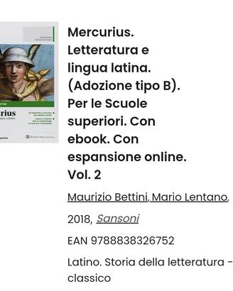 libro latino 3a superiore 