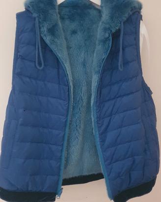 Gilet reversibile di pelliccia visone