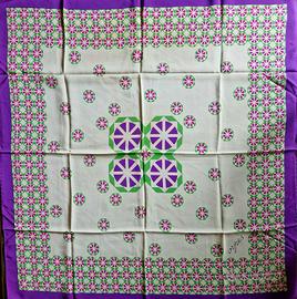 Foulard seta bei colori 86x86cm