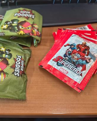 4 super foodies esselunga e figurine coop Marvel