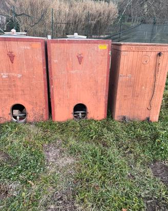 2x Botti in cemento vetrificate e 1 tino