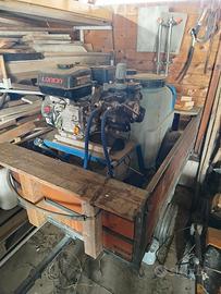 pompa Comet aps 41 con botte e carrello