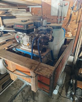 pompa Comet aps 41 con botte e carrello