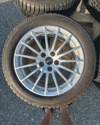 Cerchione Audi originale + Gomma Invernale