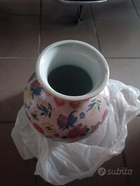 vaso cinese decorazione a rilievo