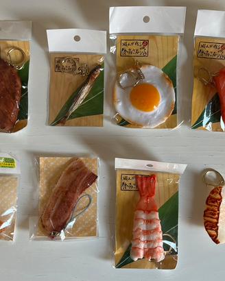 Portachiavi cibo realistici originali giapponesi