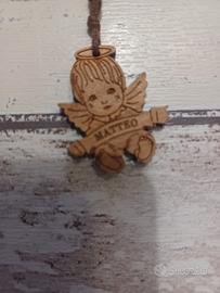 Collana con angelo nome Matteo