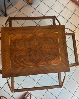 Carrello portavivande vintage anni 40/50 legno