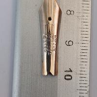 pennino oro penna stilografica parker vintage