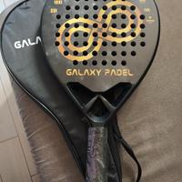 Racchetta padel galaxy dorado 18k diamante NUOVA