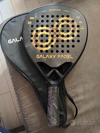 Racchetta padel galaxy dorado 18k diamante NUOVA