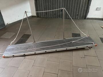 Passerella nautica con corrimano