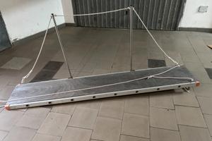 Passerella nautica con corrimano