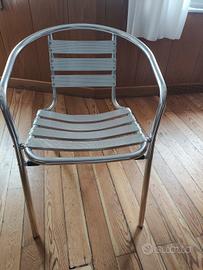 Sedie da esterno metallo