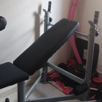 Panca piana / dischi pesi