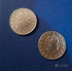 monete 50 lire del 1973