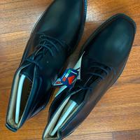 Stivaletti invernali stringati neri classici