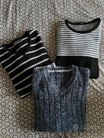 Set maglioncini uomo in cotone