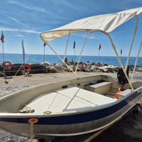 Barca a motore leggera e pratica