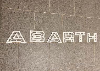 Lettere abarth accessori griglia calandra paraurti