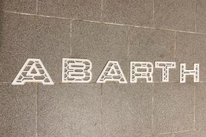 Lettere abarth accessori griglia calandra paraurti