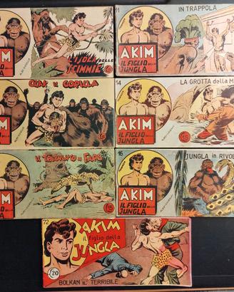 Fumetto Akim il figlio della giungla