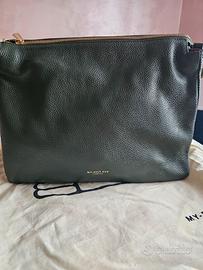 MY BEST BAG - Reflex dollaro oliva - borsa in pell