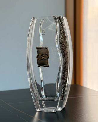Vaso Camilletti Vetro Argento Oro Design