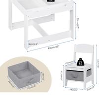 Tavolino bambini legno multifunzione