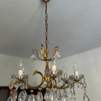 Lampadario antico 6 luci