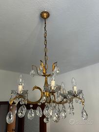 Lampadario antico 6 luci