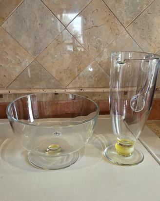 Set brocca e ciotola cristallo Tiffany boutique