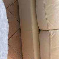 Divani in pelle colore panna