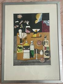Franco gentilini acquaforte quadro