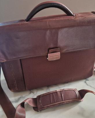 borsa ufficio pelle piquadro marrone 