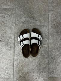 Ciabatte bianche Birkenstock