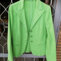 Giacca donna di cotone verde brillante marca Marel