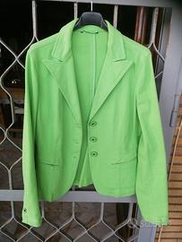 Giacca donna di cotone verde brillante marca Marel