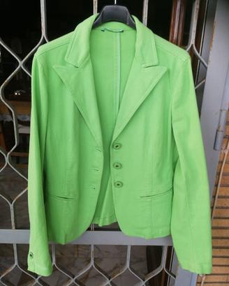 Giacca donna di cotone verde brillante marca Marel
