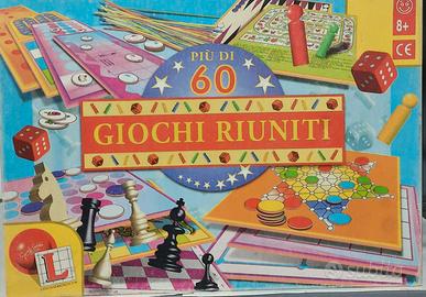 60 giochi riuniti - gioco da tavolo vintage
