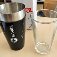 SHAKER BOSTON E MIXING GLASS BACARDI NUOVO
