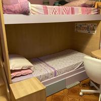 Letto a castello con passerella