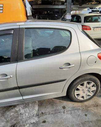 PEUGEOT 207 ANNO 2007 - PORTA POSTERIORE SINISTRO