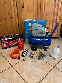 Compressore michelin con accessori