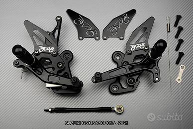 Pedane arretrate SUZUKI GSX-S 750 2017 - 2021 GSXS